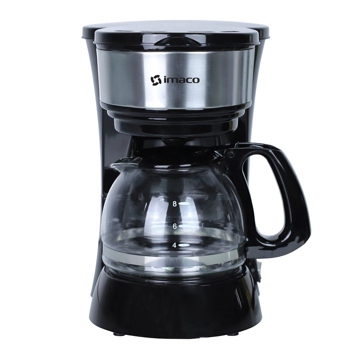 IMACO - Cafetera electrica 6 tzs panel decorativo ac/inox CM1123 Imaco