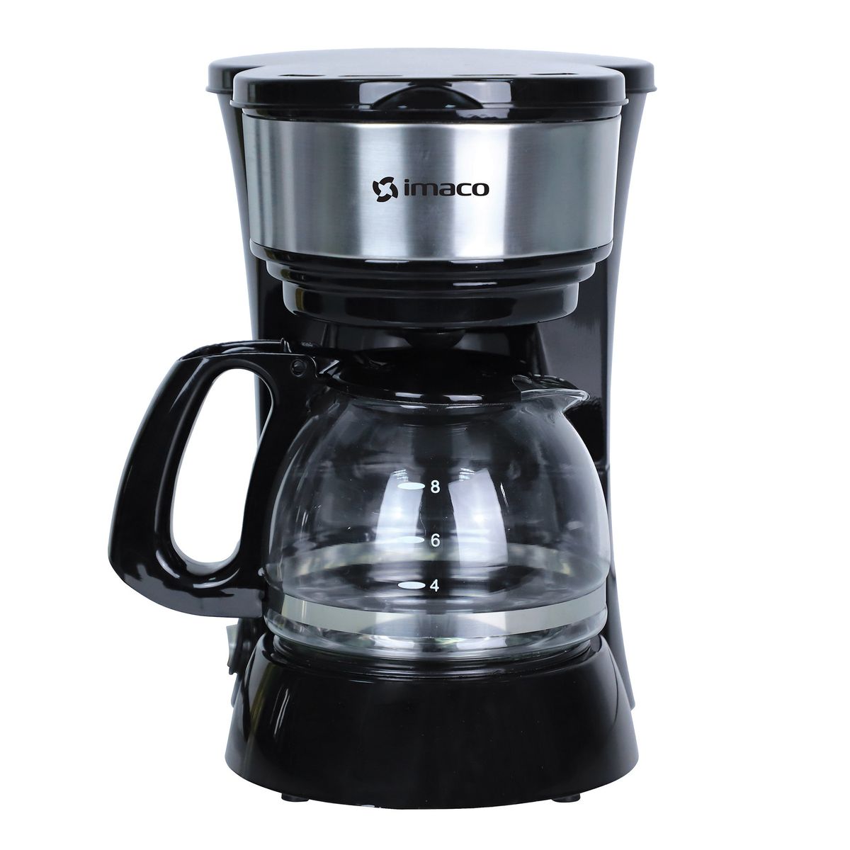 IMACO - Cafetera electrica 6 tzs panel decorativo ac/inox CM1123 Imaco