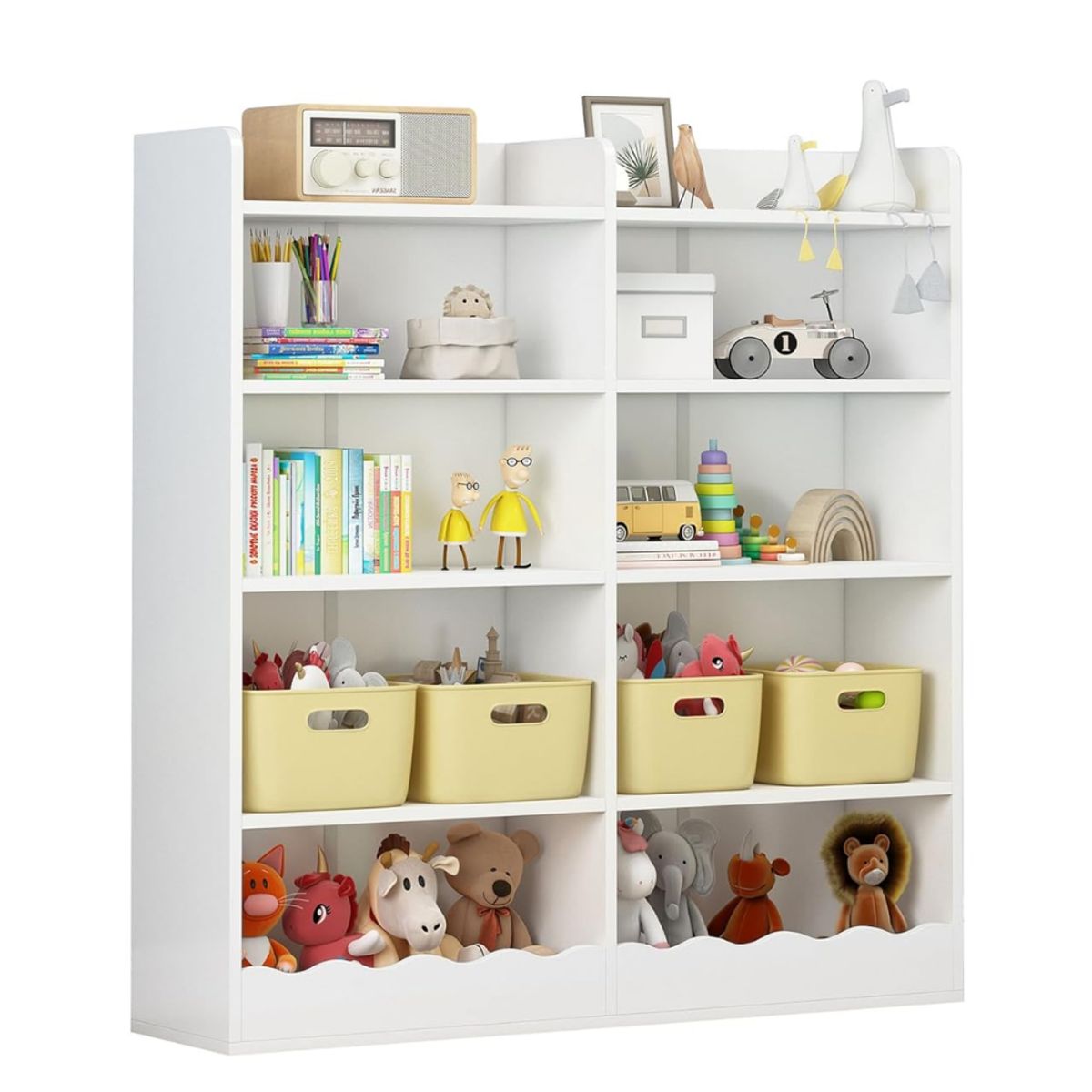 GENERICO - Estante Multiusos Infantil Waldo Blanco Muebles Gaudi