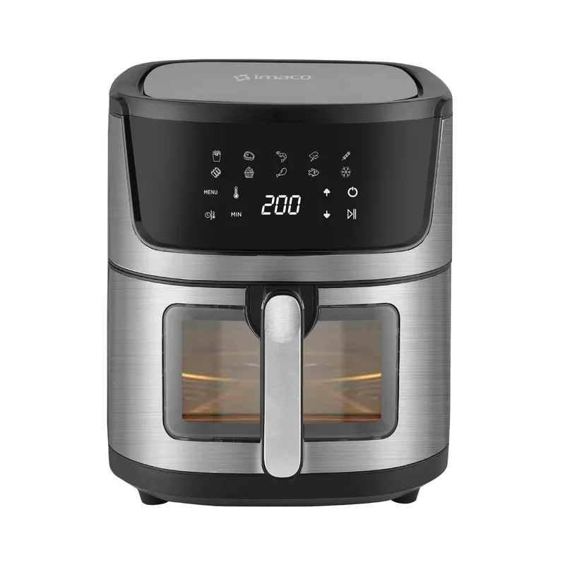 IMACO - Freidora de aire 8l doble resistencia & visor imaco Af881540d