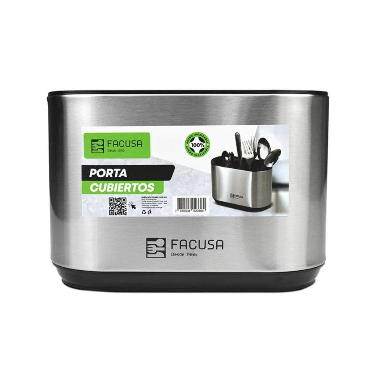 FACUSA - Porta Cubiertos de Mesa Acero Inox - 10133539