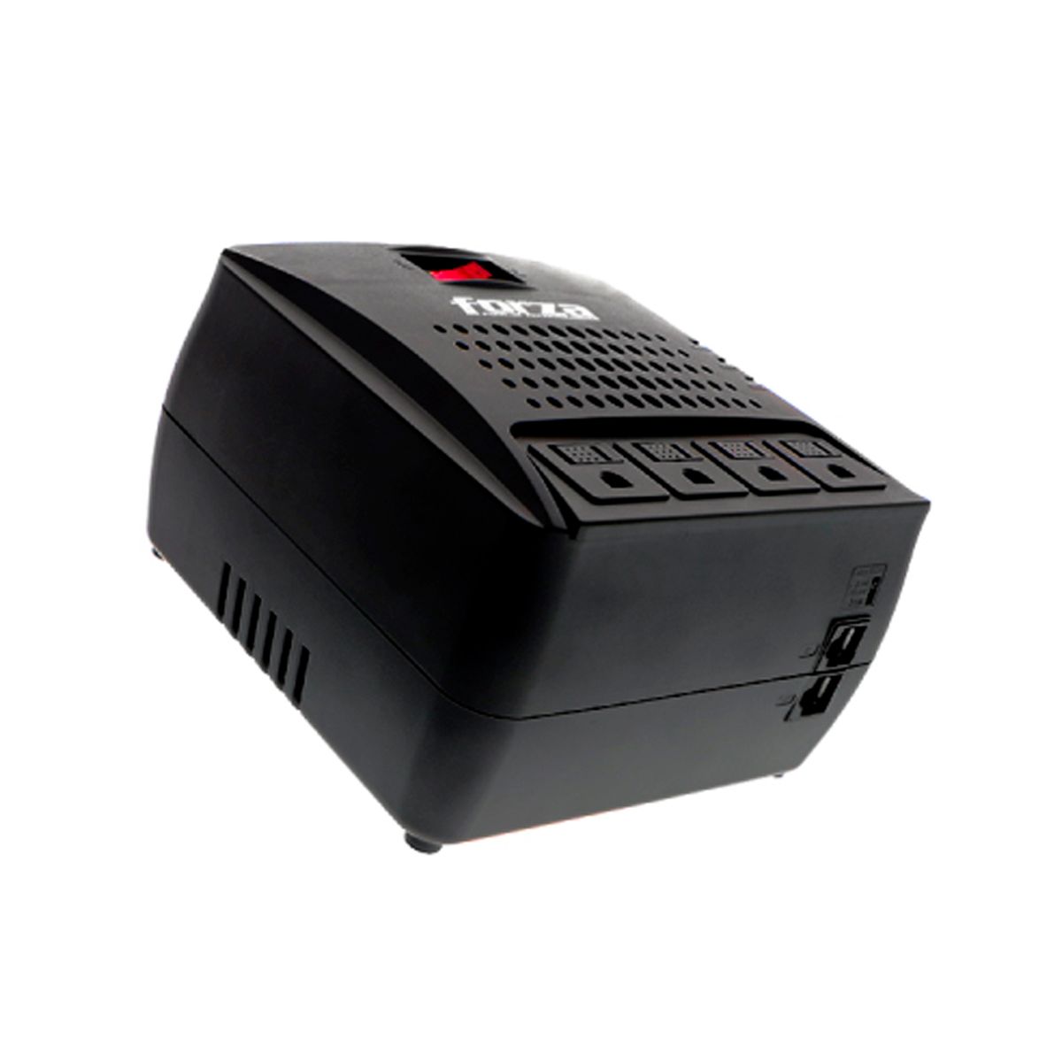 FORZA - ESTABILIZADOR FORZA  4 TOMAS3000VA 1500W NEGRO 220V PN FZ-FVR-3002