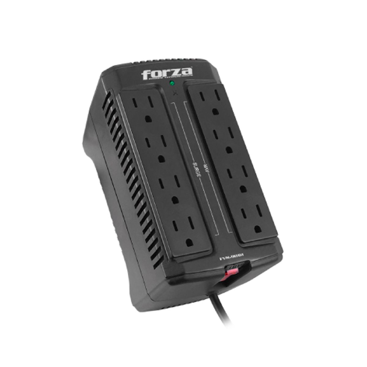 FORZA - ESTABILIZADOR FORZA 900VA FVR-902 450W 8 TOMAS NEGRO PN FZ-FVR-902
