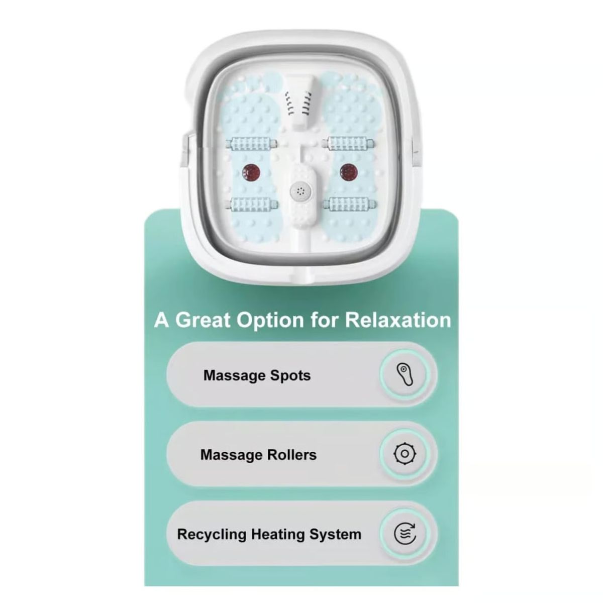 OEM - Spa Masajeador Eléctrico para pies calefacción infrarojo