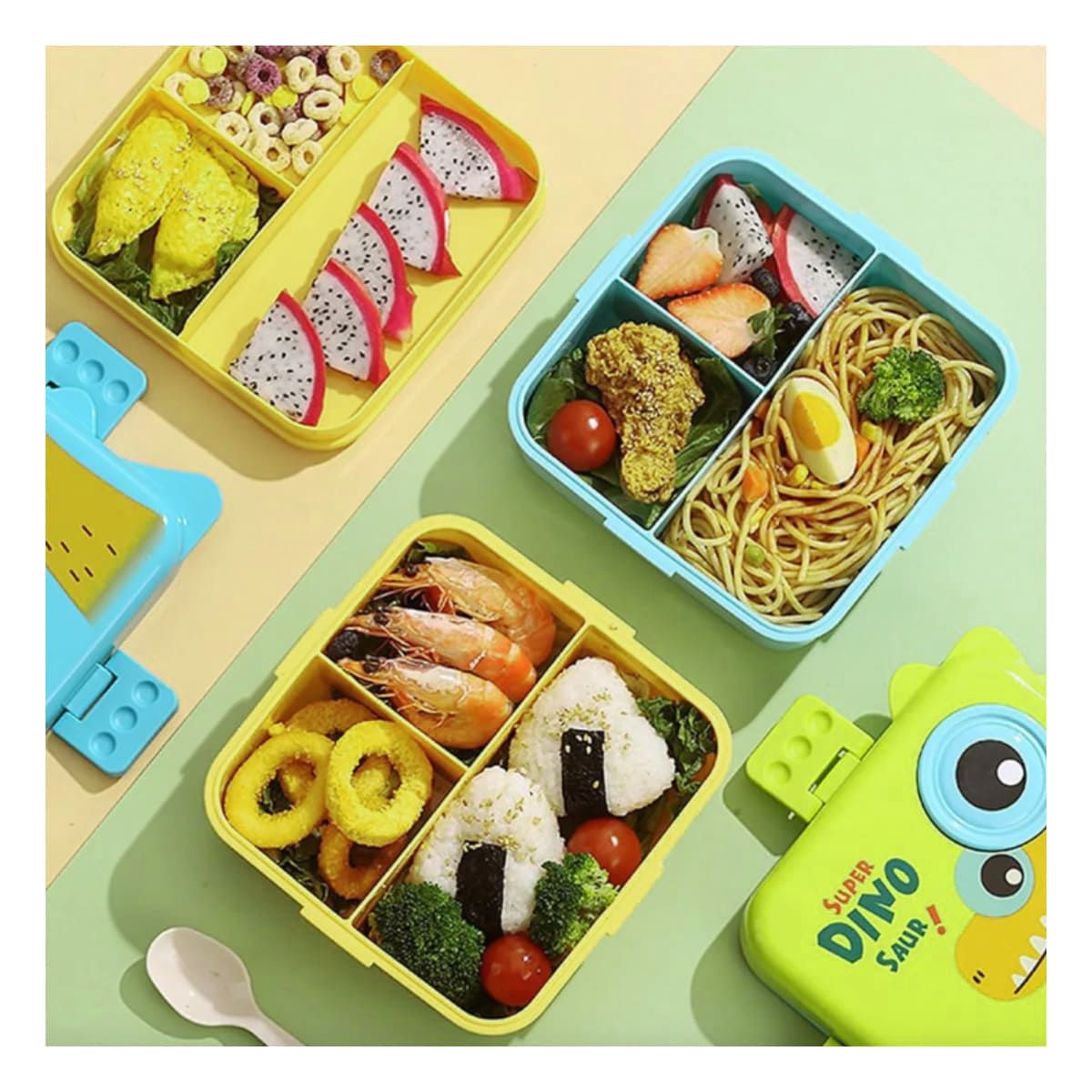 GENERICO - Lonchera de Inicio de Clases 1600ml Celeste Y+Gift Stickers