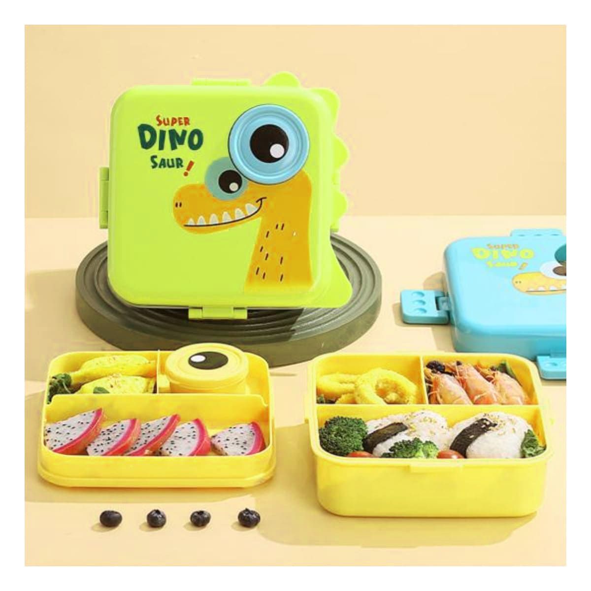 GENERICO - Lonchera de Inicio de Clases 1600ml Celeste Y+Gift Stickers