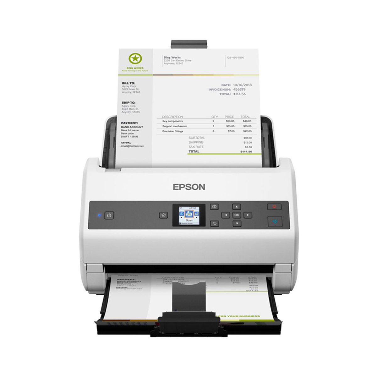 EPSON - ESCANER DE DOCUMENTOS  EPSON USBA-4 1200 PPP 7000 PG PN B11B250201