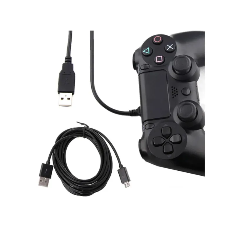 GENERICO - Cable de Carga para Mando PS4 de 3 metros