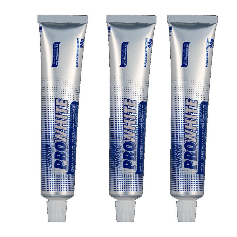 GENERICO - PRO WHITE Gel pasta dental x3 und