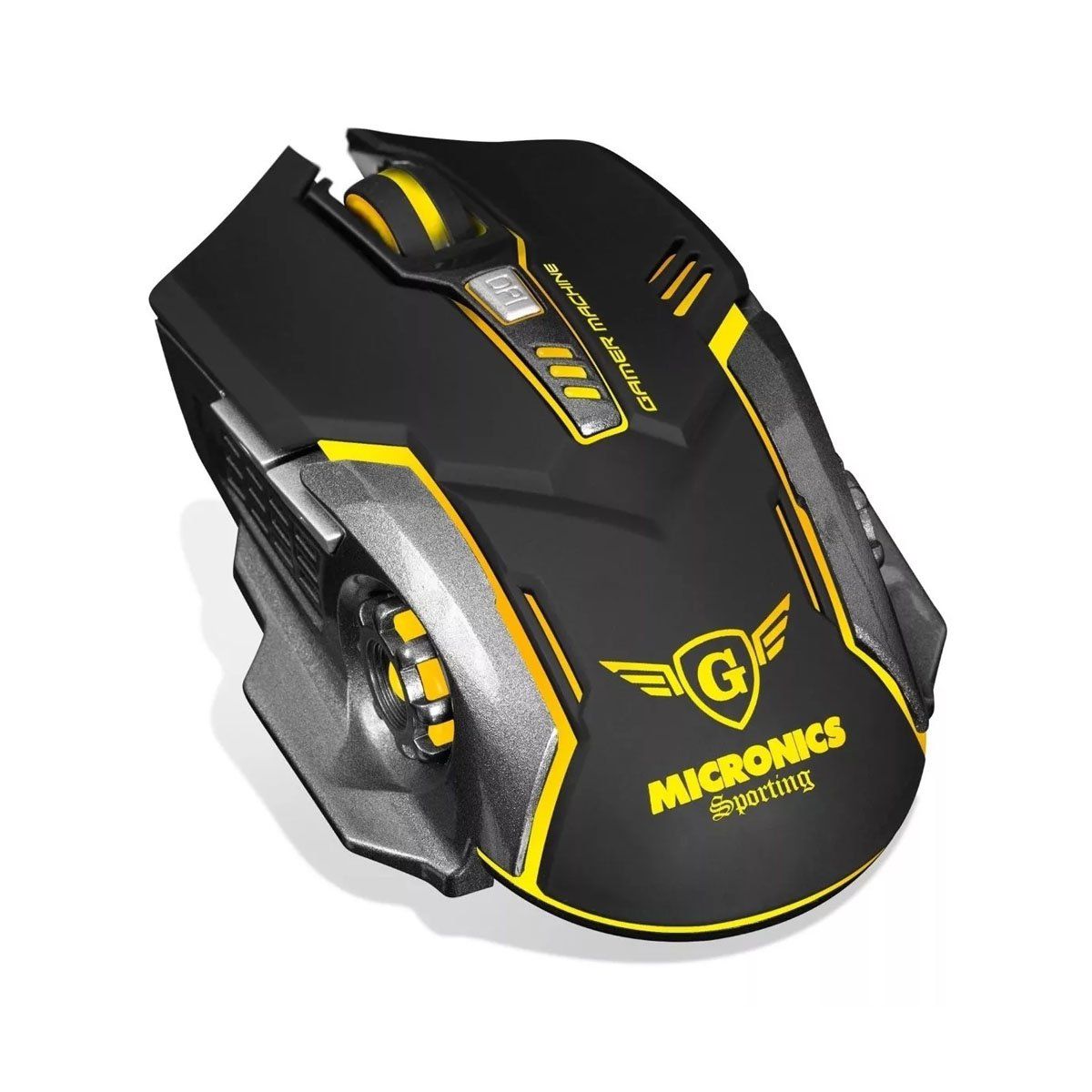 MICRONICS - Mouse Usb Led Gamer 6 Botones Sporting Mic M838 Micronics
