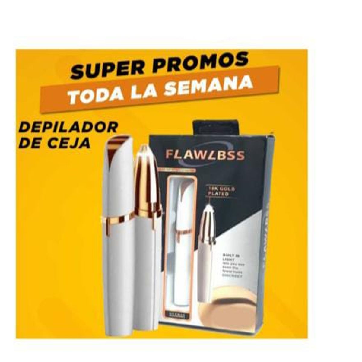 GENERICO - Depiladora de cejas pactico