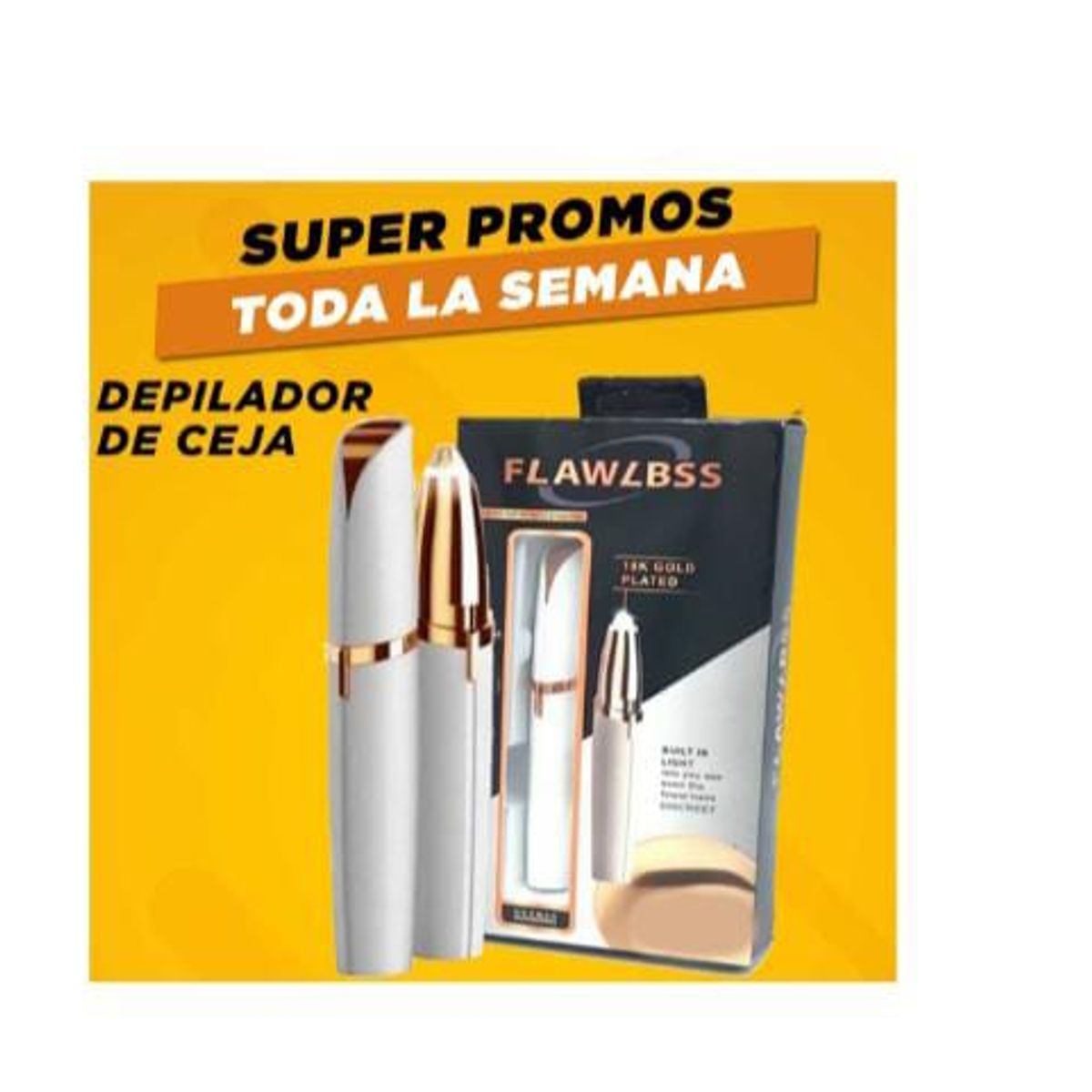 GENERICO - Depiladora de cejas pactico