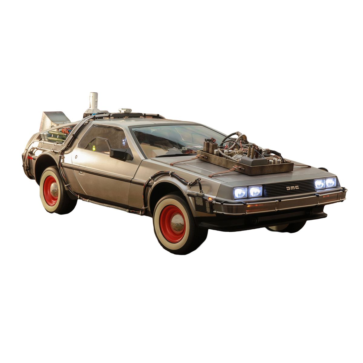 HOT TOYS - DeLorean Time Machine Back to the Future III  HOT TOYS
