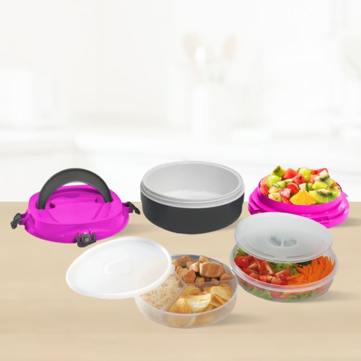 POLIMES - Termo de Comida Innovation polimes Lila 1.50 L