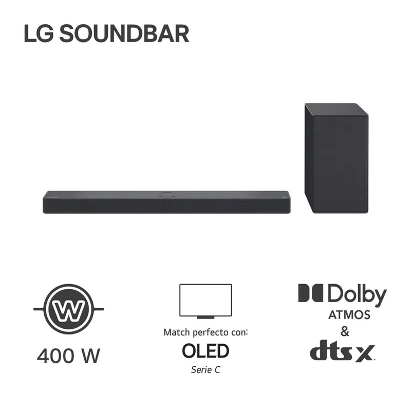 LG - Soundbar LG SC9S 400W Bluetooth Dolby Atmos