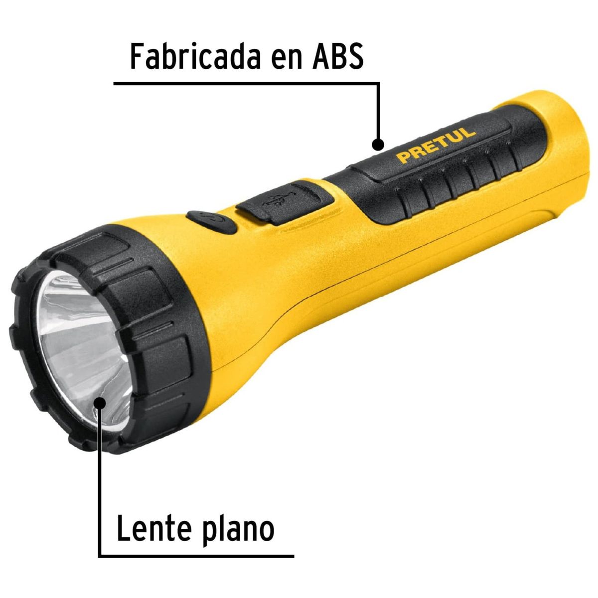 PRETUL - Linterna recargable LED, 120 Lm Pretul, linterna camping
