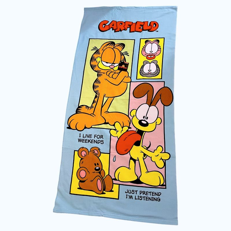 ROMAX - Toalla microfibra dibujo Garfield 3