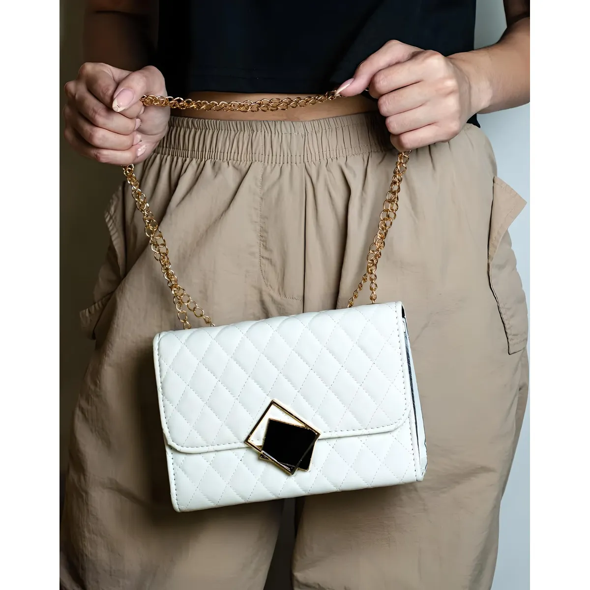 GENERICO - CARTERA BOLSO DE MANO DE FIESTA NOCHE MORRAL TOTE BAG