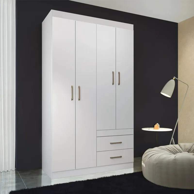 PELIKANO - Ropero 183 cm Blanco Innovaciones Lumik