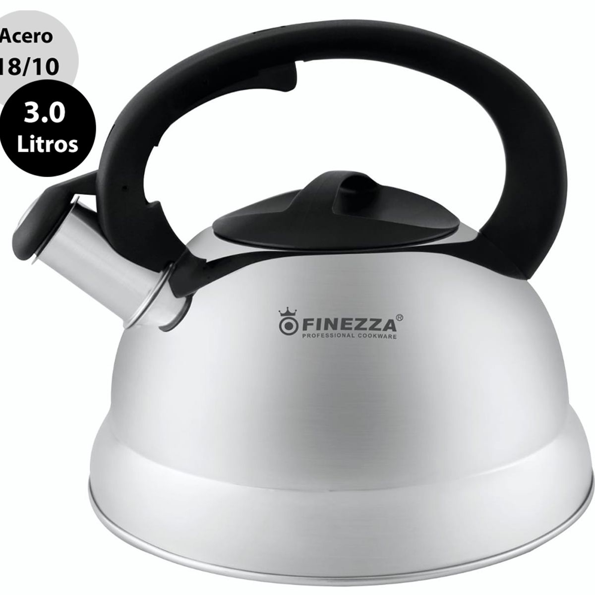 FINEZZA - Tetera de Acero 3.0 Litros FF-T005IN