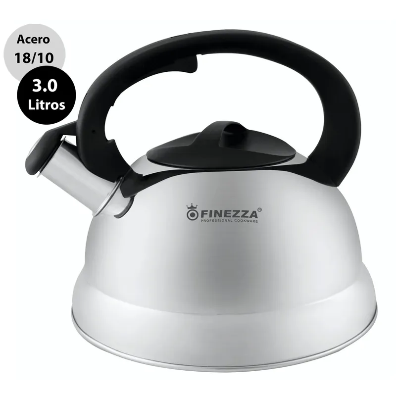 FINEZZA - Tetera de Acero 3.0 Litros FF-T005IN