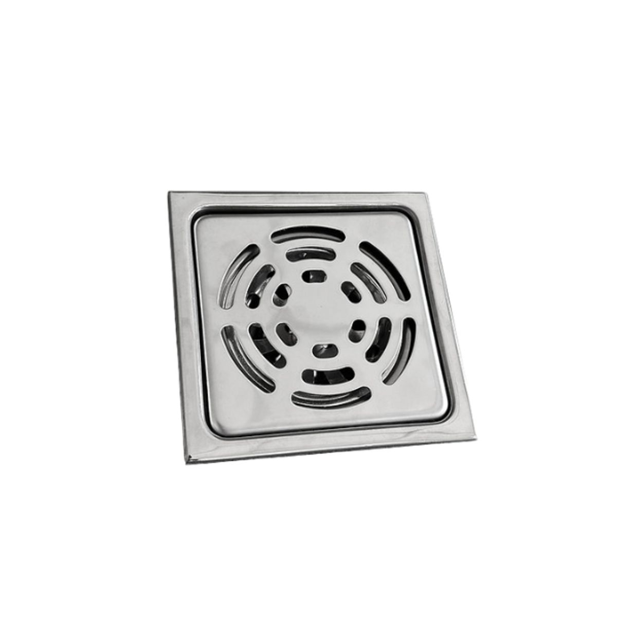 XM - SUMIDERO CUADRADO DE ACERO 10X10 CM BRILLANTE A-S10510500