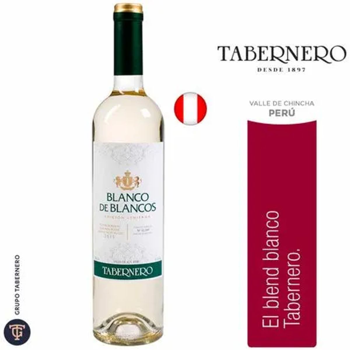 TABERNERO - Vino Tabernero Blanco De Blancos 750ml