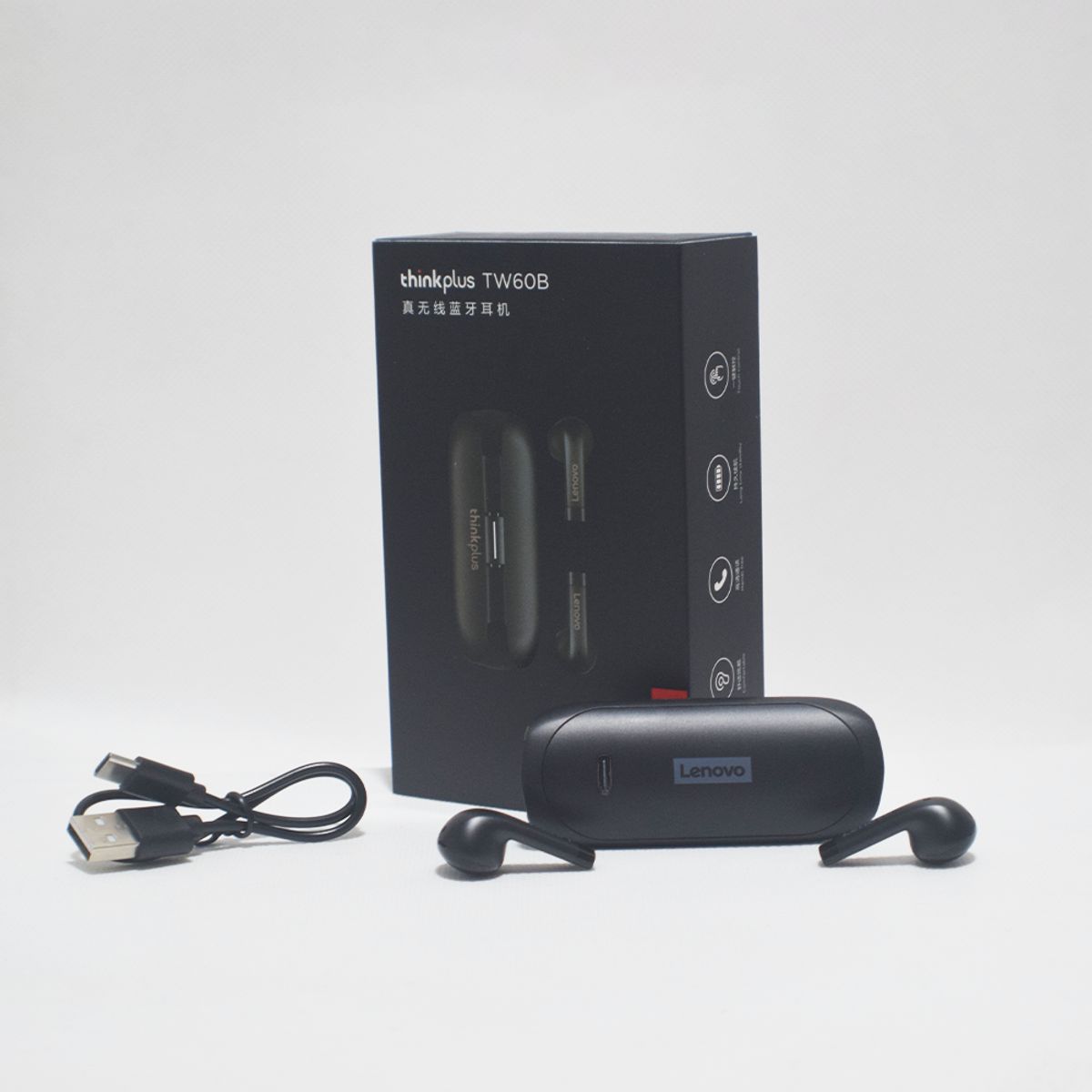 LENOVO - Audifonos Inalámbricos Lenovo TW60 BT53 Carga Rápida 300mAh