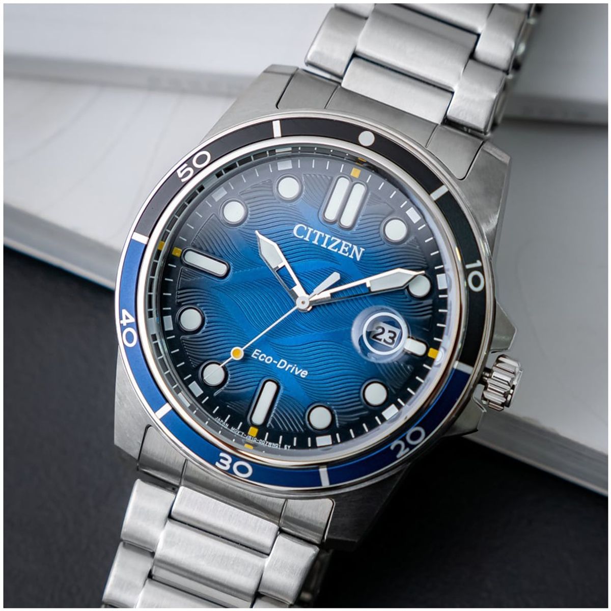 CITIZEN - Citizen Reloj Acero Core Collection OF Sport Marine AW1810-85L