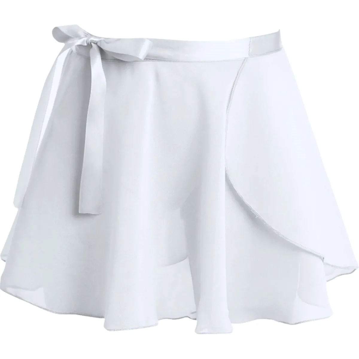 NACIONAL - Falda Envolvente para Ballet - Blanco