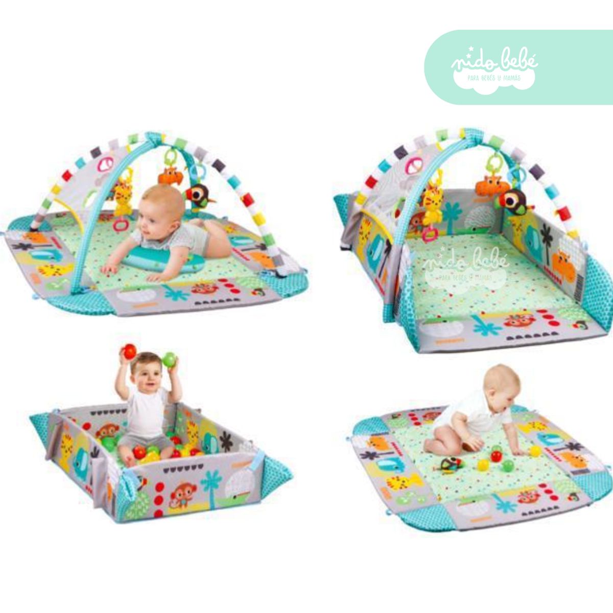 GENERICO - GYM para bebe 5 en 1 para niña