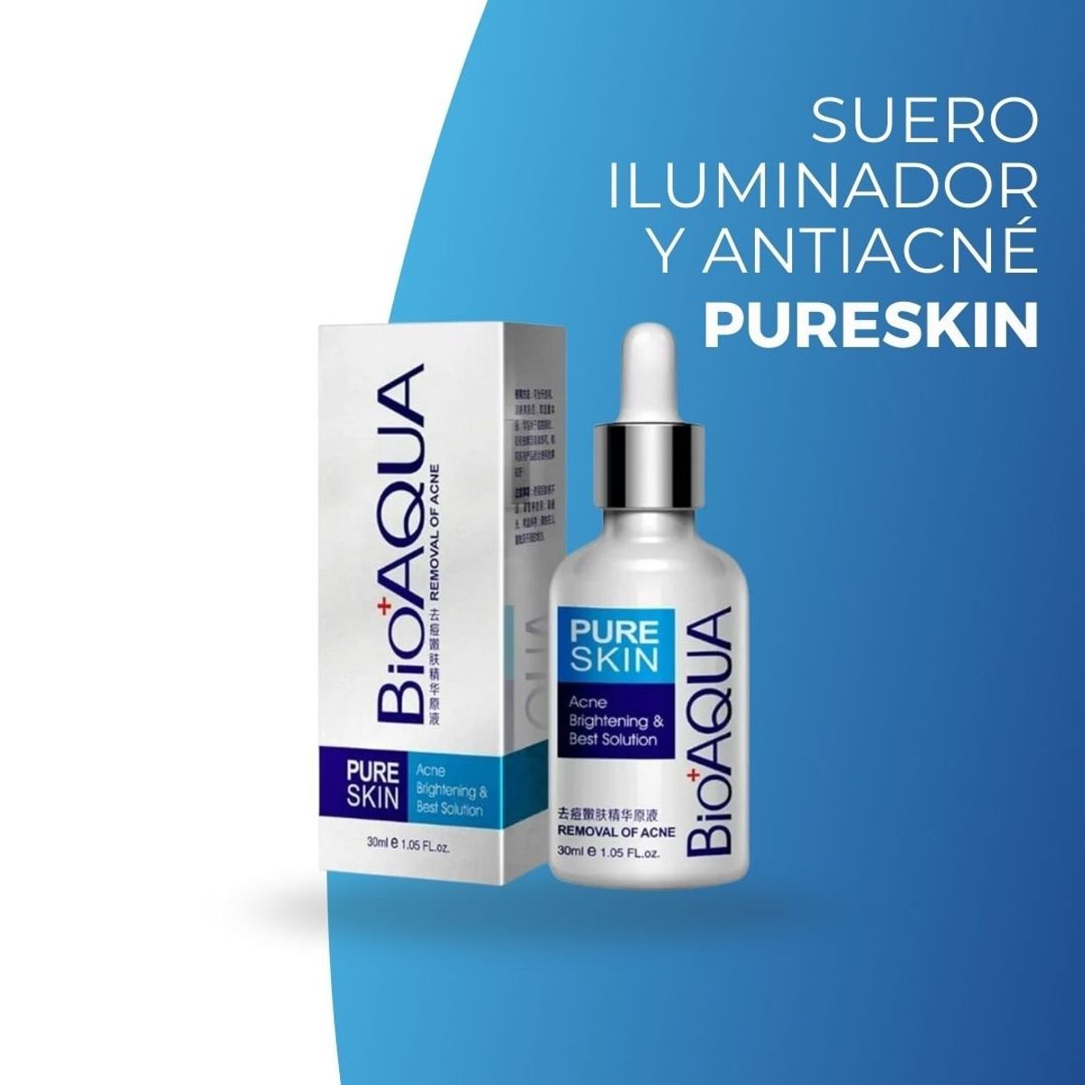 BIOAQUA - Serum Iluminado Antiacné PureSkin 30ml