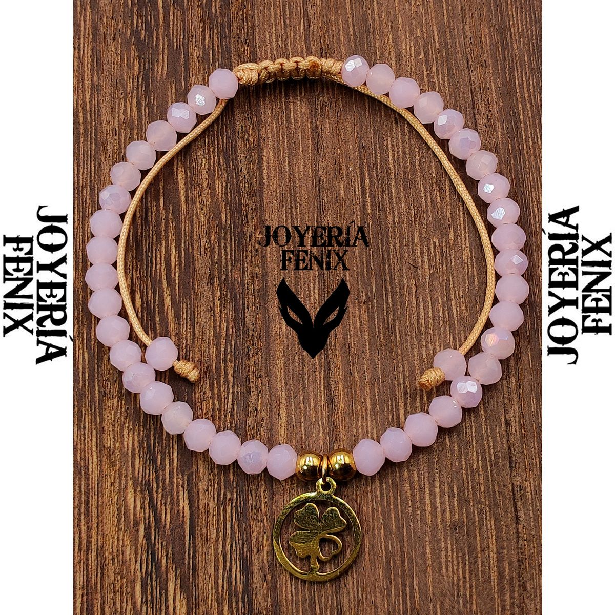 JOYERIA FENIX - Pulsera Trébol Ajustable - Joyería Fénix