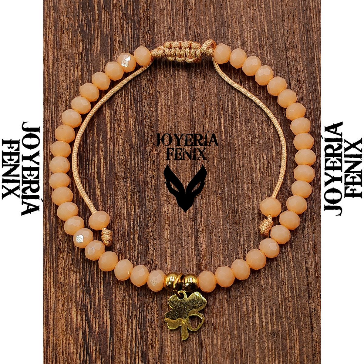 JOYERIA FENIX - Pulsera Trébol Ajustable - Joyería Fénix