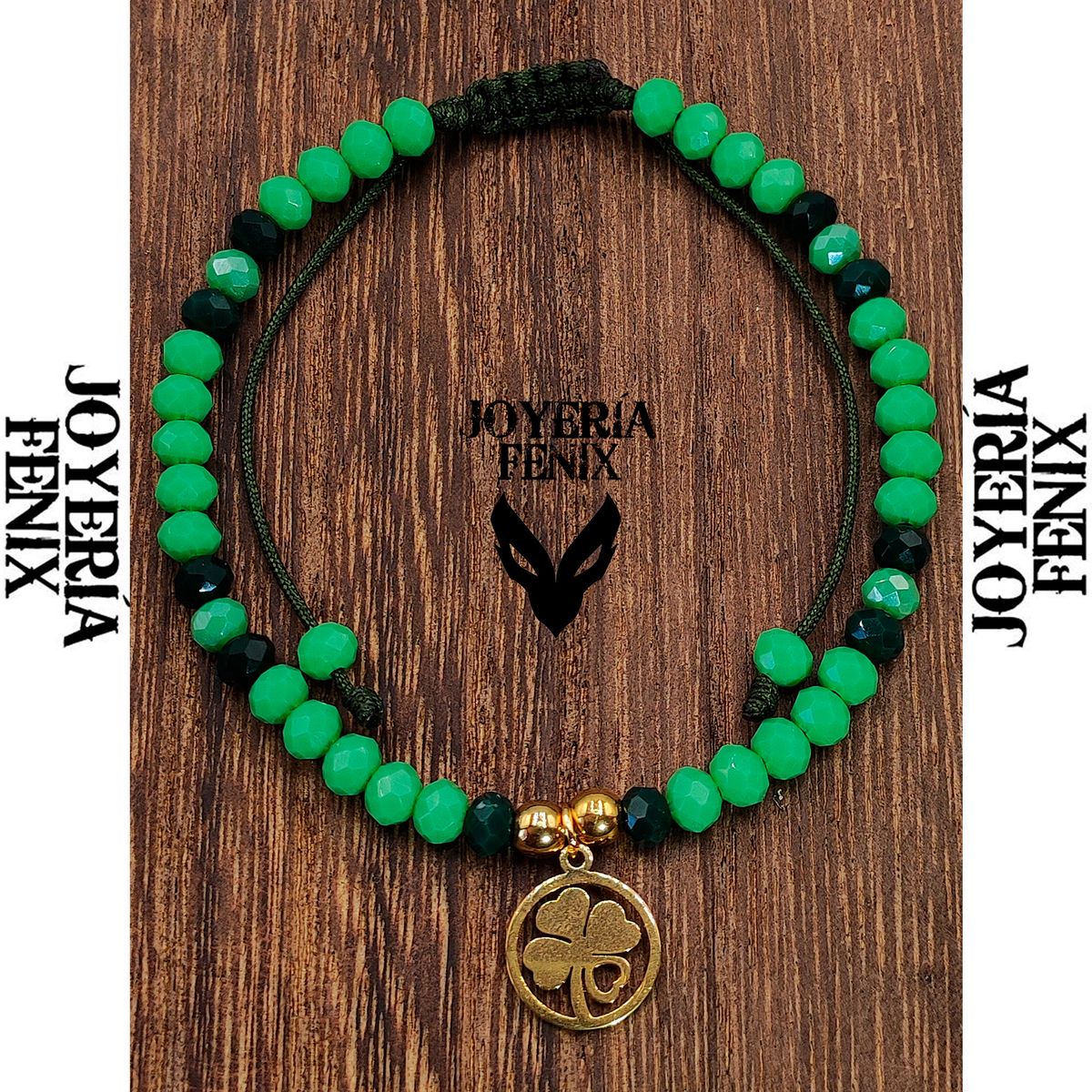 JOYERIA FENIX - Pulsera Trébol Ajustable - Joyería Fénix