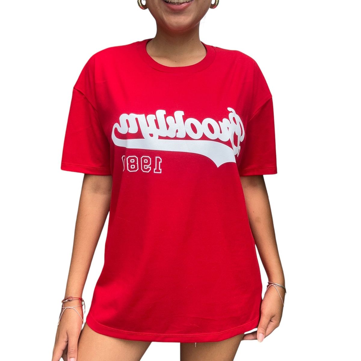 ENGELL - Polo Oversize Brooklyn Rojo