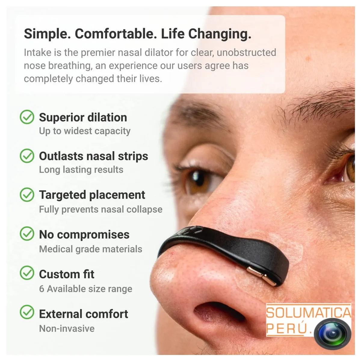 OEM - Parches Nasales - Anti Ronquido Magneticos Respira Mejor - 30 Dias