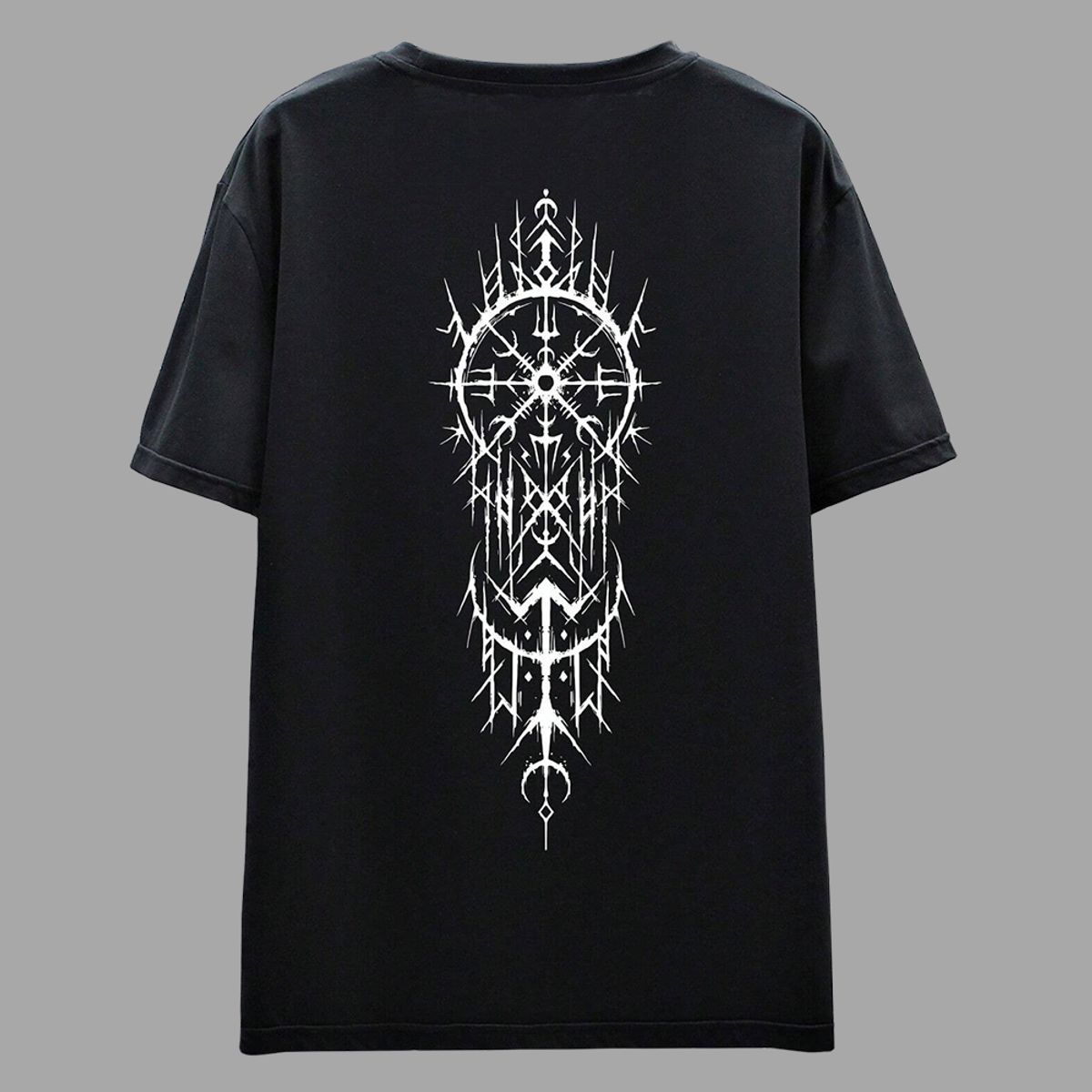 YANSUS - Polo Hombre Yansus Negro Estampado