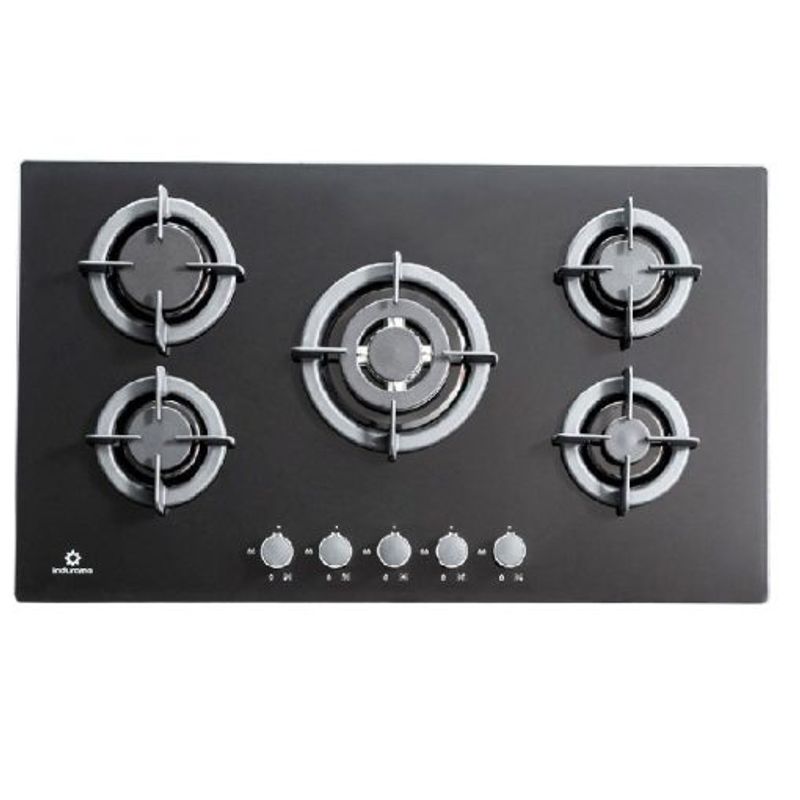 INDURAMA - Cocina empotrable Indurama 5 hornillas EGI 905VDNEG