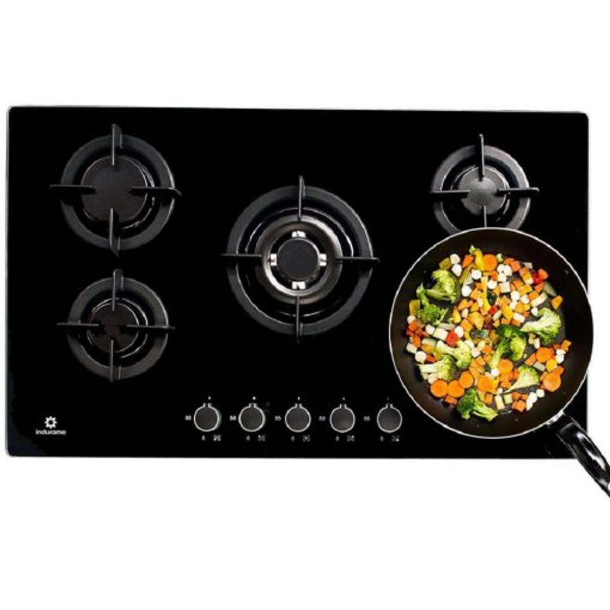 INDURAMA - Cocina empotrable Indurama 5 hornillas EGI 905VDNEG