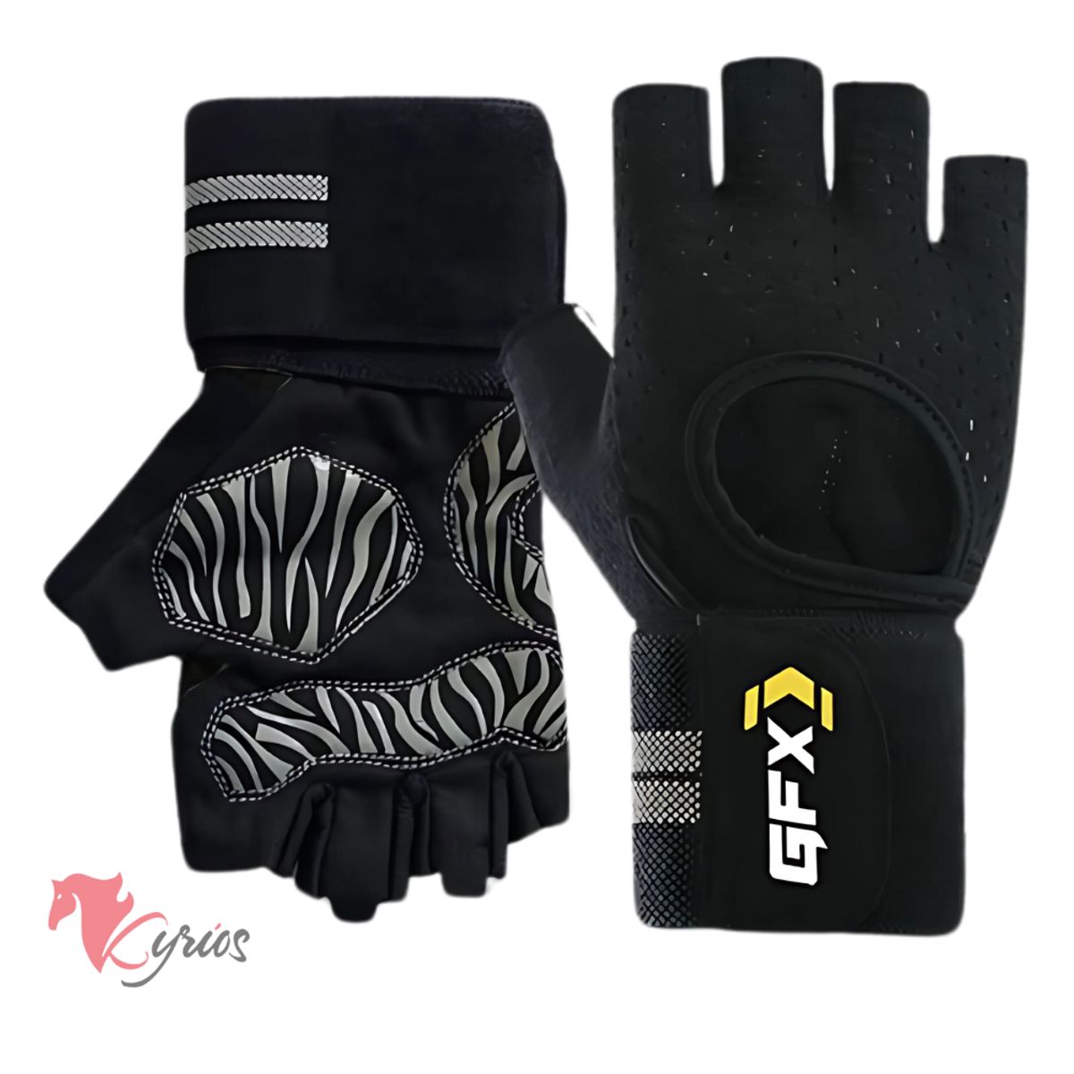 NO LOGO - Guantes Con Muñequera Y Antideslizante Para Entrenamiento