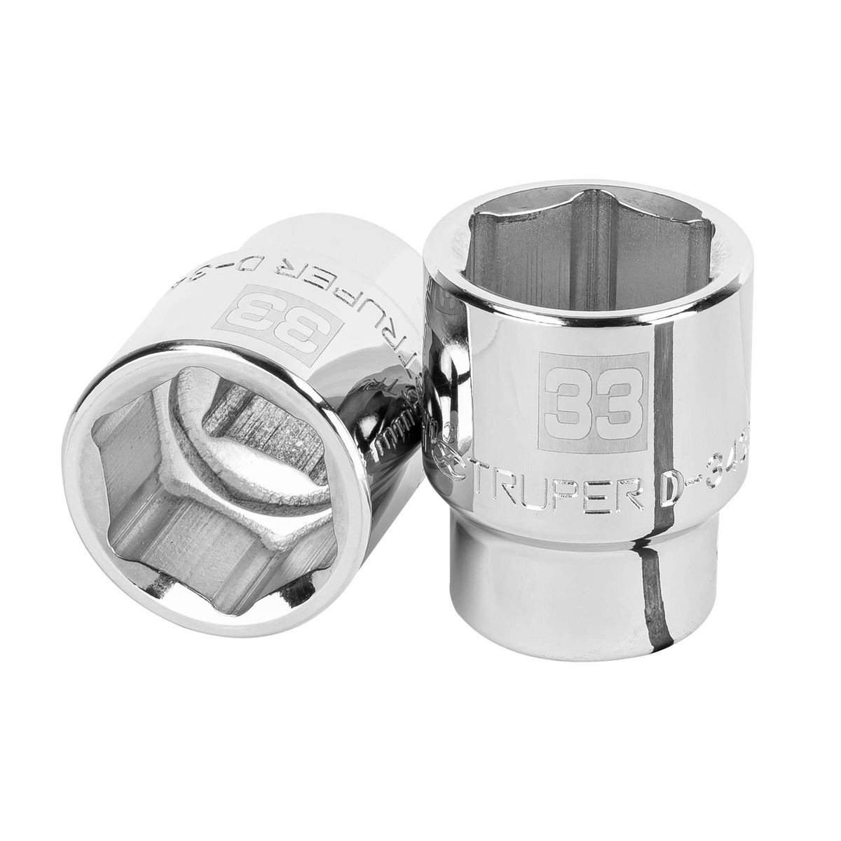 TRUPER - Dado 33mm Hexagonal Encastre de 3/4" 14983 Truper