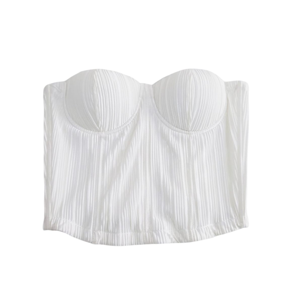 GENERICO - BUSTIER de Tirantes con Diseño de Corset modelo Lavender 20M13