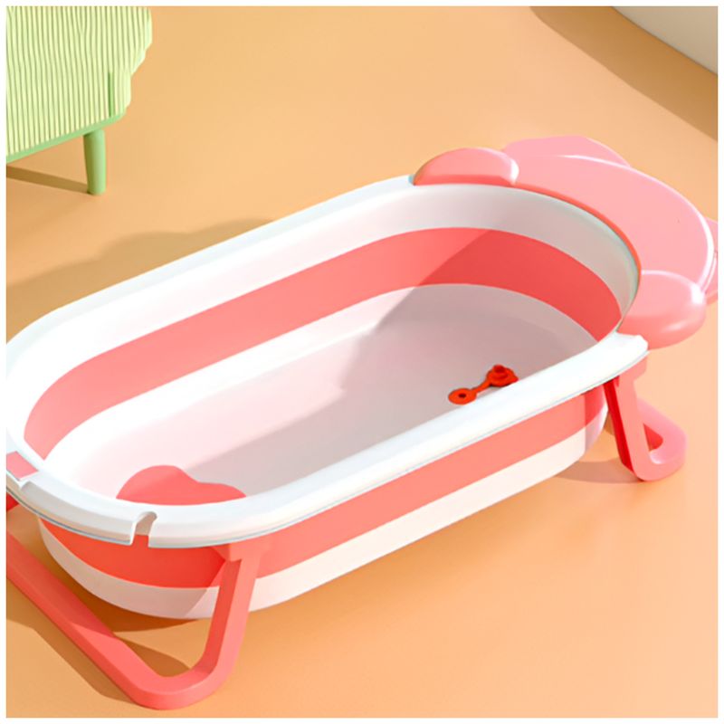 GENERICO - Bañera Para Bebe Con Cojín Flotador Rosado