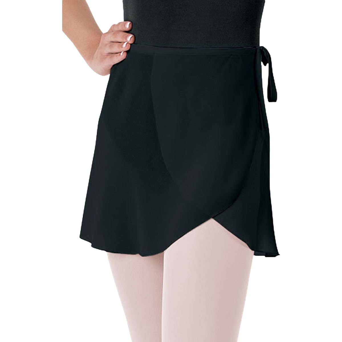 NACIONAL - Falda Envolvente para Ballet - Negro