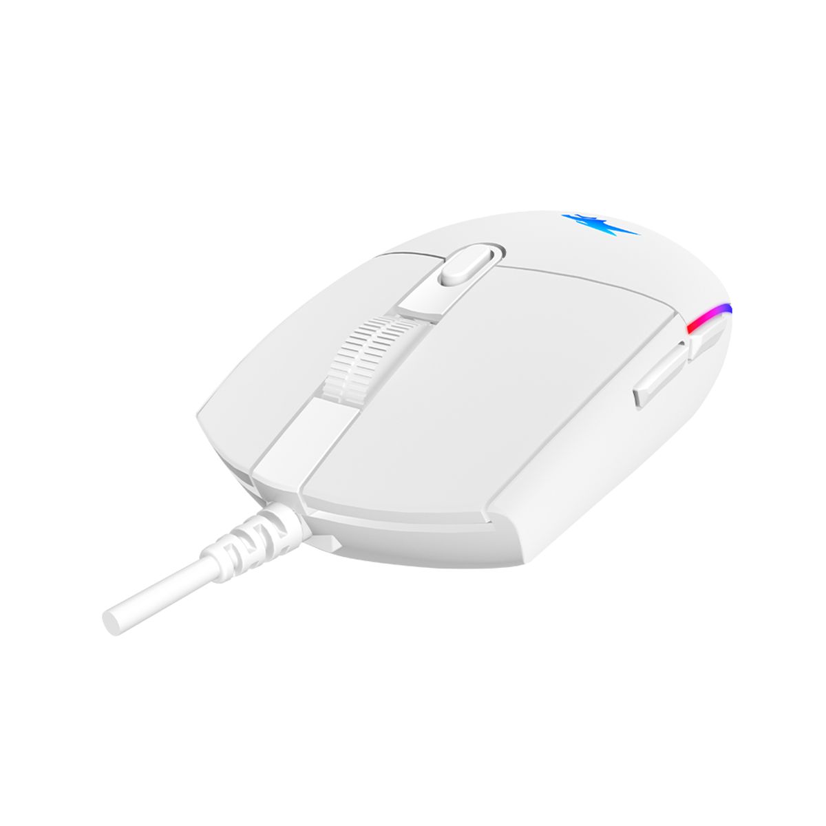 VIFROZT - Mouse Gamer Vifrozt Viking Blanco 12,800 DPI RGB con Software