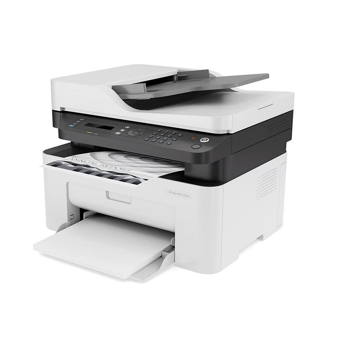 HP - Impresora multifuncion HP Laser MFP137FNW imprime escan copy Wi-Fi USB