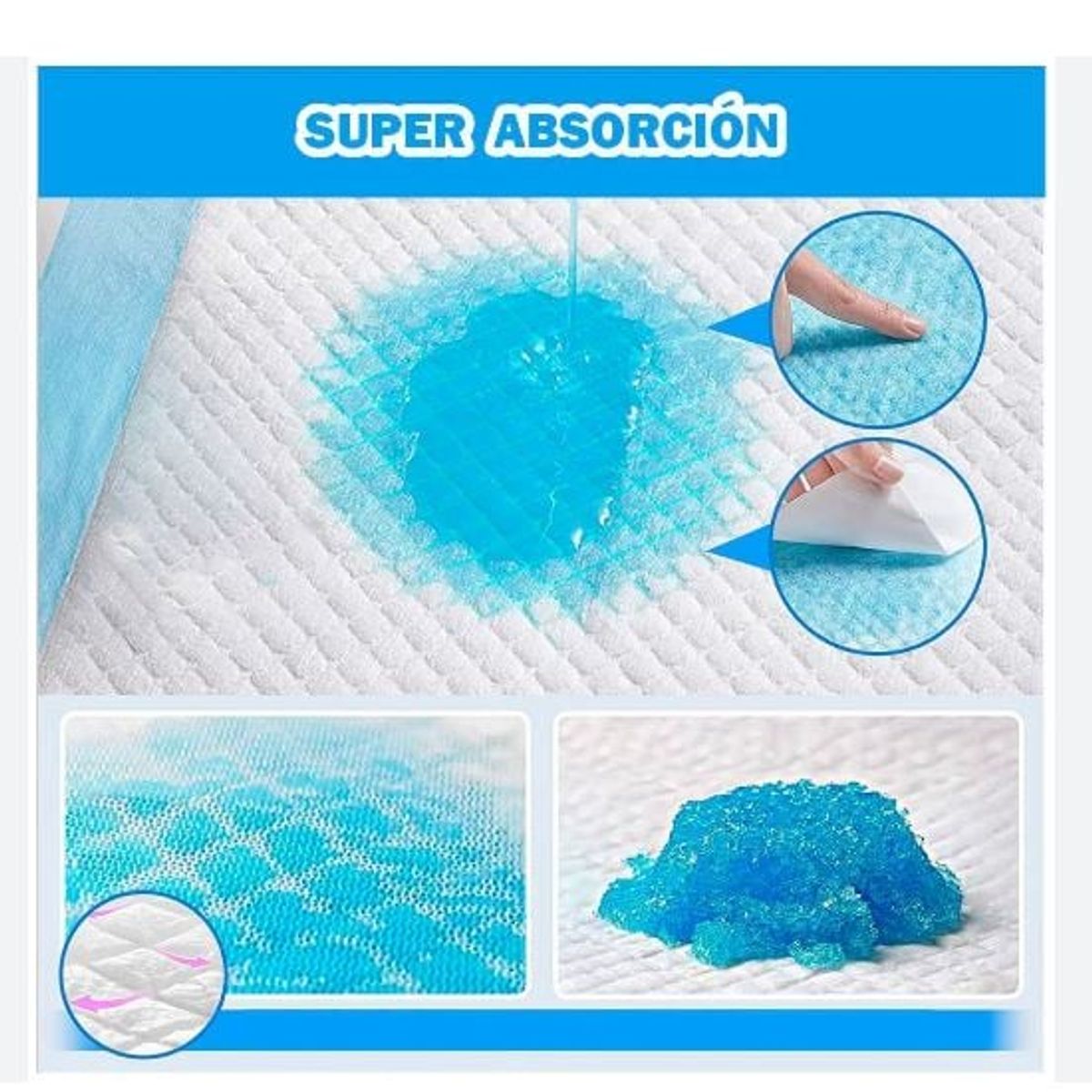 GENERICO - Pañales desechables para el piso mascotas  talla L Pack*2