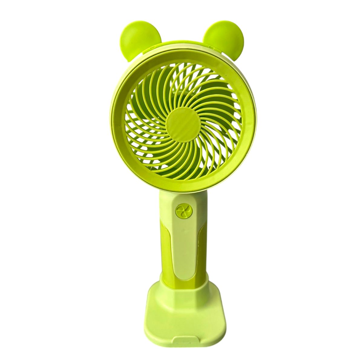GENERICO - Ventilador De Mano Verde Portátil Recargable USB