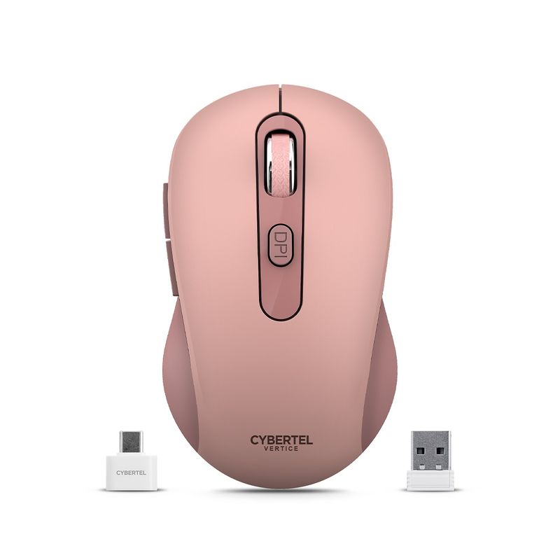 CYBERTEL - MOUSE INALAMBRICO BT WIFI RECARGABLE CYBERTEL VERTICE CYB M709-3M